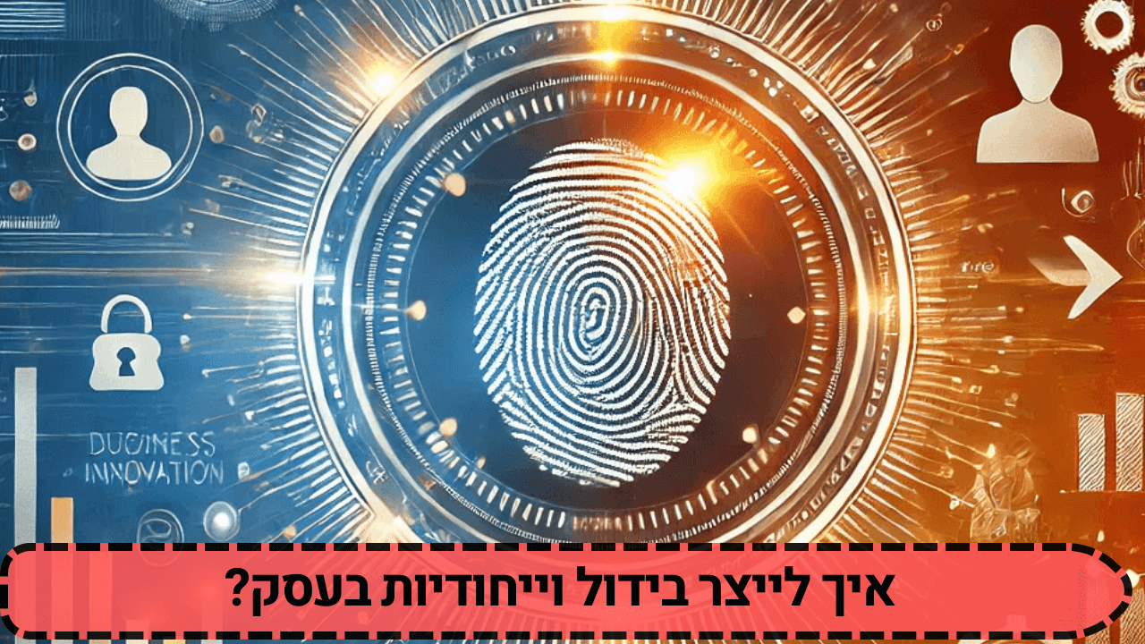 תמונה להדרכת בידול וייחודיות לעסק